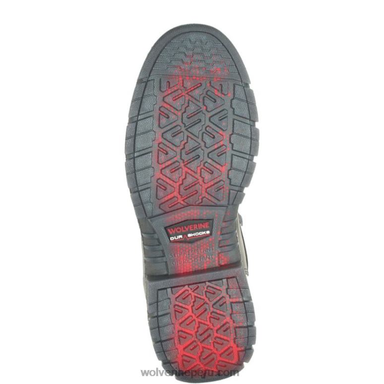 hombres L24N119 Wolverine negro/rojo colección ram trucks - botas de trabajo rebeldes con punta de seguridad