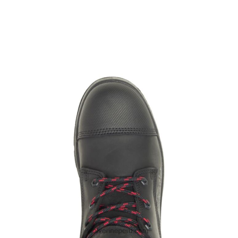hombres L24N119 Wolverine negro/rojo colección ram trucks - botas de trabajo rebeldes con punta de seguridad