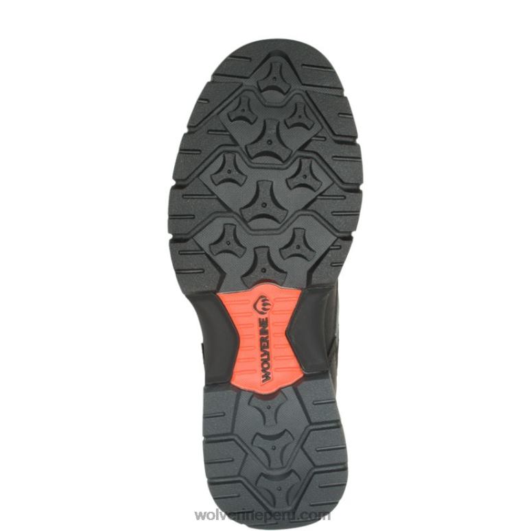 hombres L24N134 Wolverine negro bota de trabajo rush ultraspring 6