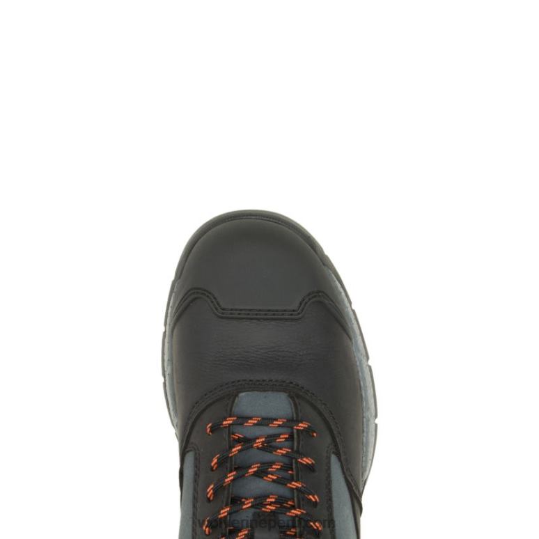 hombres L24N134 Wolverine negro bota de trabajo rush ultraspring 6