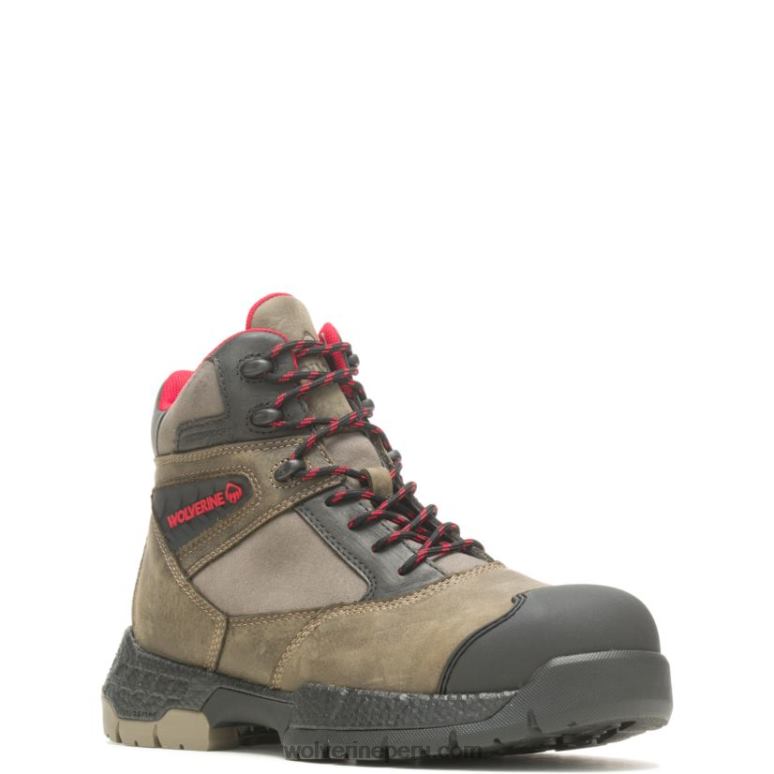 hombres L24N136 Wolverine Cuerda elástica bota de trabajo rush ultraspring 6