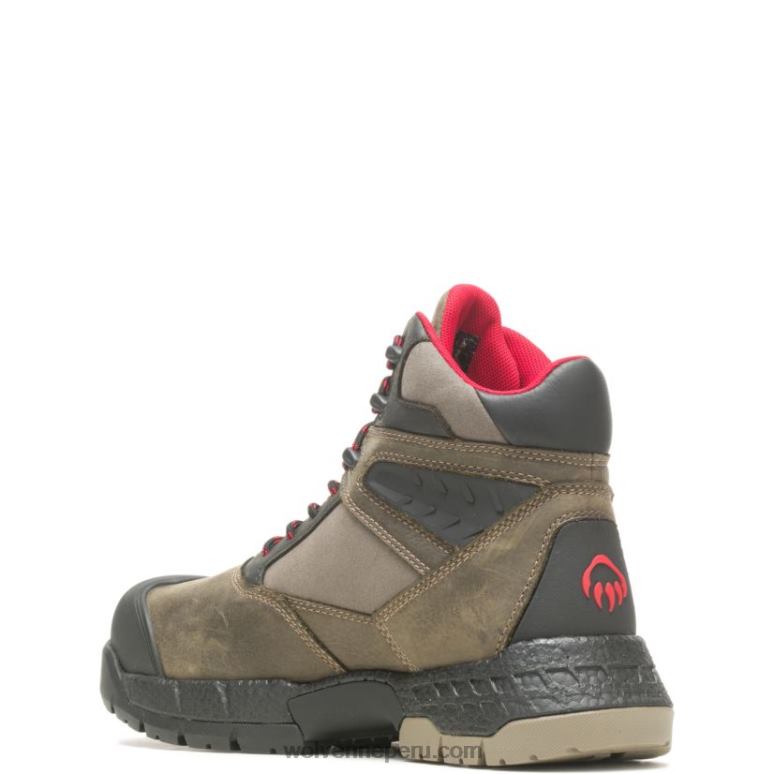 hombres L24N136 Wolverine Cuerda elástica bota de trabajo rush ultraspring 6