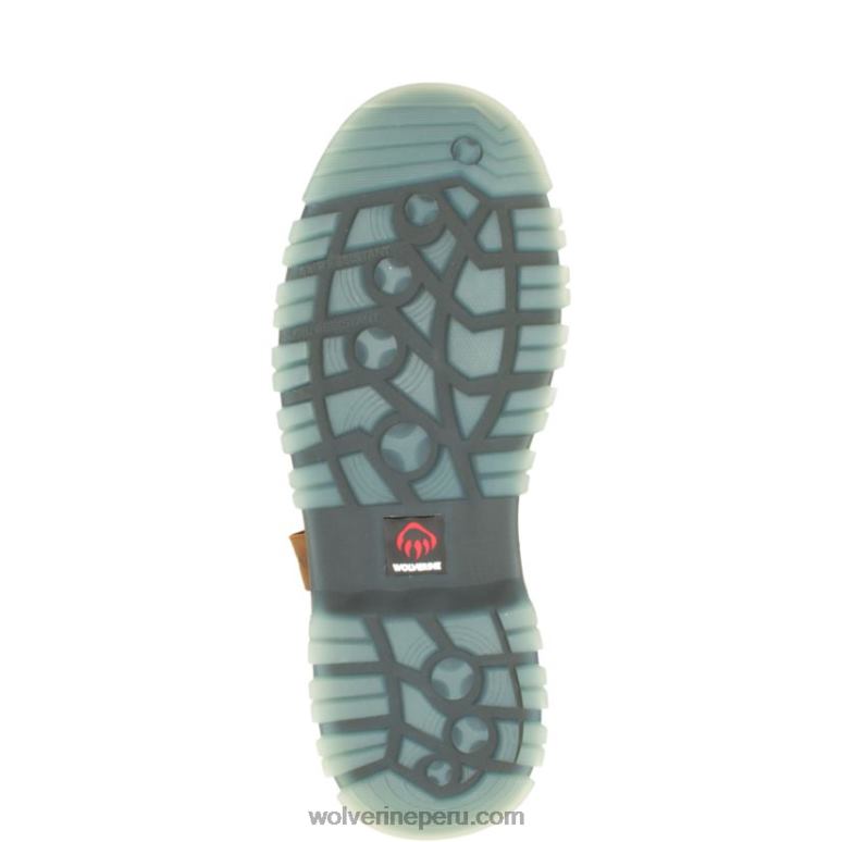 hombres L24N144 Wolverine sudán marrón bota de trabajo wellington con punta de acero floorhand lx