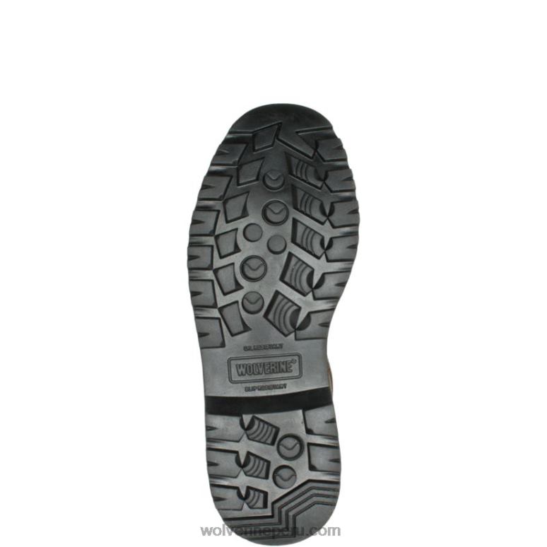 hombres L24N150 Wolverine marron oscuro bota de trabajo wellington con puntera de acero met-guard Floorhand
