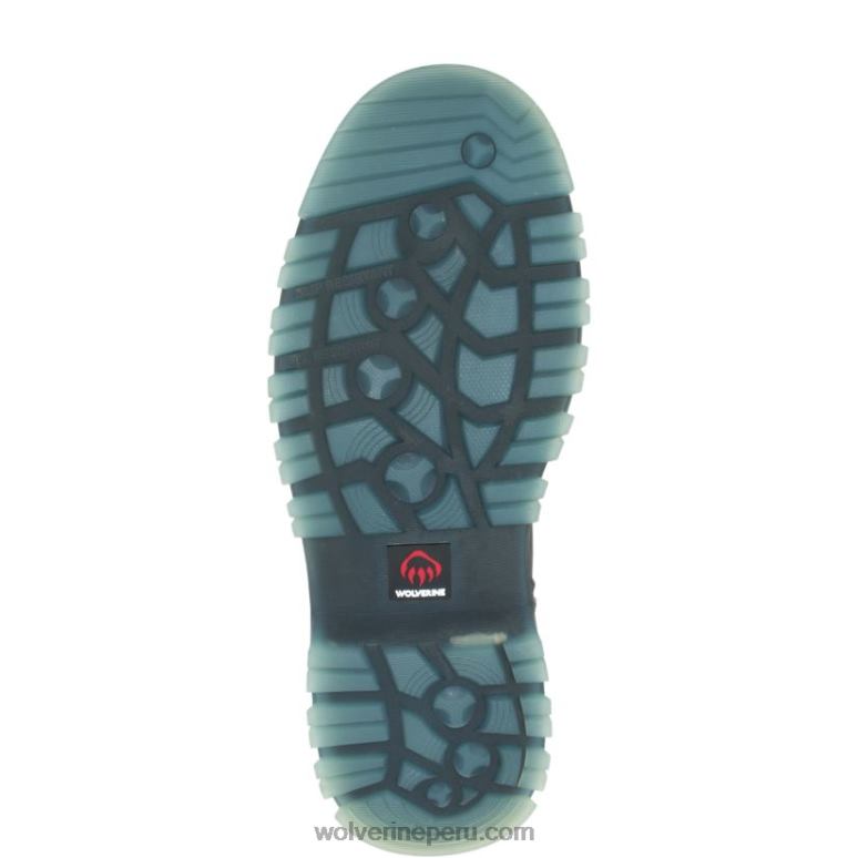 hombres L24N157 Wolverine negro bota de trabajo floorhand lx 6