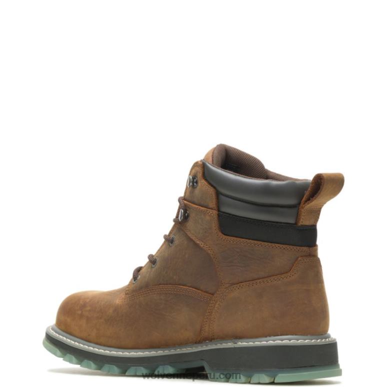 hombres L24N158 Wolverine sudán marrón bota de trabajo floorhand lx 6