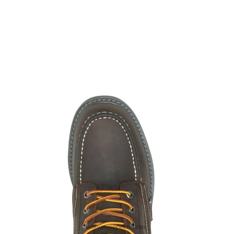 hombres L24N170 Wolverine café oscuro Bota de trabajo Floorhand Moc Toe 6