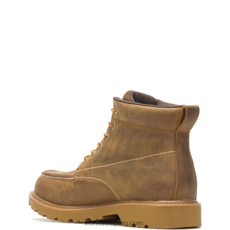hombres L24N171 Wolverine broncearse Bota de trabajo Floorhand Moc Toe 6