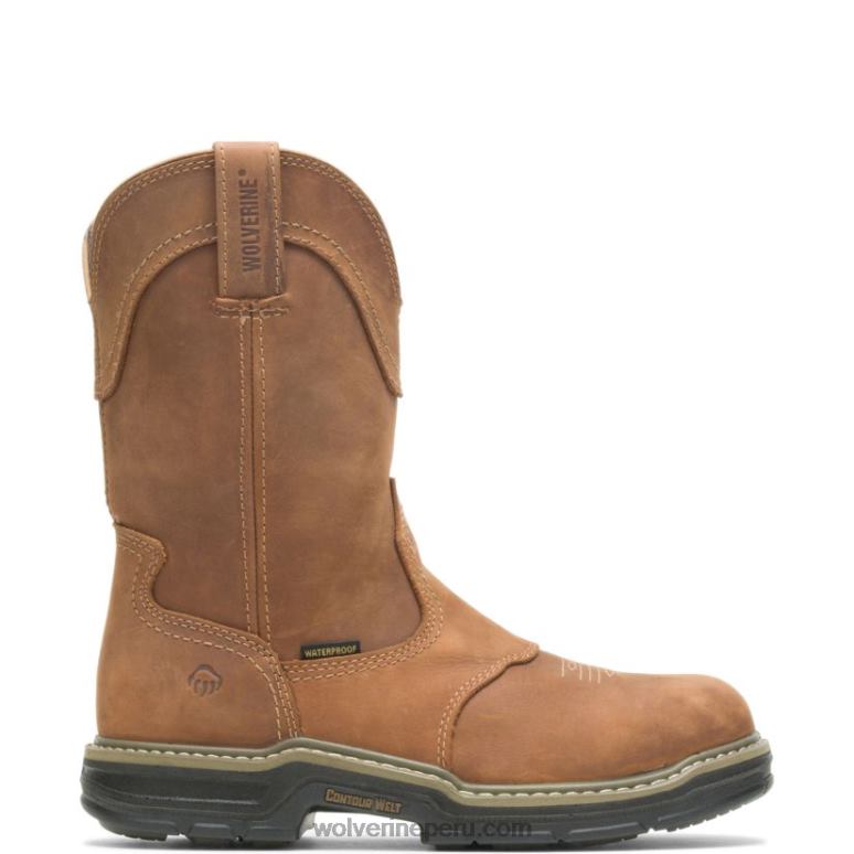 hombres L24N192 Wolverine marrón bota de trabajo anhem western wellington