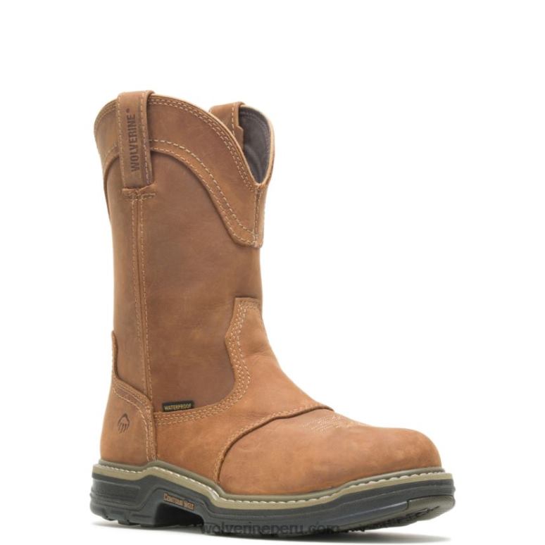 hombres L24N192 Wolverine marrón bota de trabajo anhem western wellington