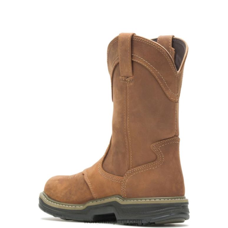 hombres L24N192 Wolverine marrón bota de trabajo anhem western wellington