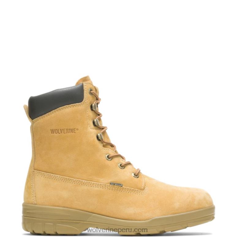 hombres L24N198 Wolverine oro bota de trabajo trappeur aislada de 8"