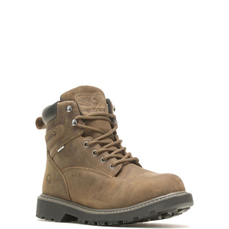 hombres L24N226 Wolverine grava Bota de trabajo con punta blanda de 6