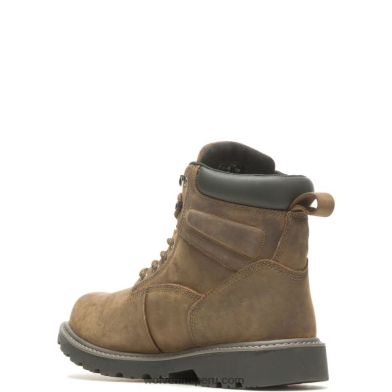 hombres L24N226 Wolverine grava Bota de trabajo con punta blanda de 6