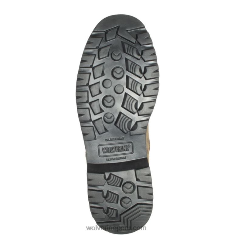 hombres L24N38 Wolverine marron oscuro Bota de trabajo con punta de acero de 8
