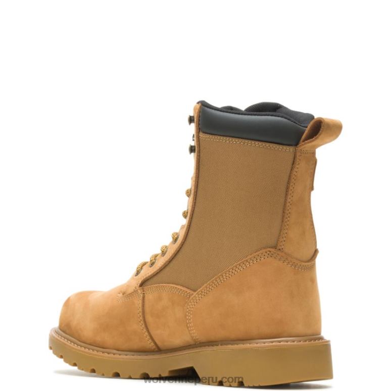 hombres L24N39 Wolverine trigo Bota de trabajo con punta de acero de 8