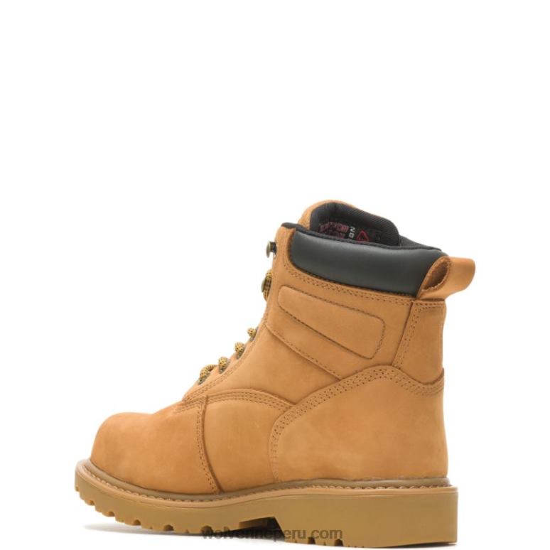 hombres L24N55 Wolverine trigo Bota de trabajo con punta de acero de 6