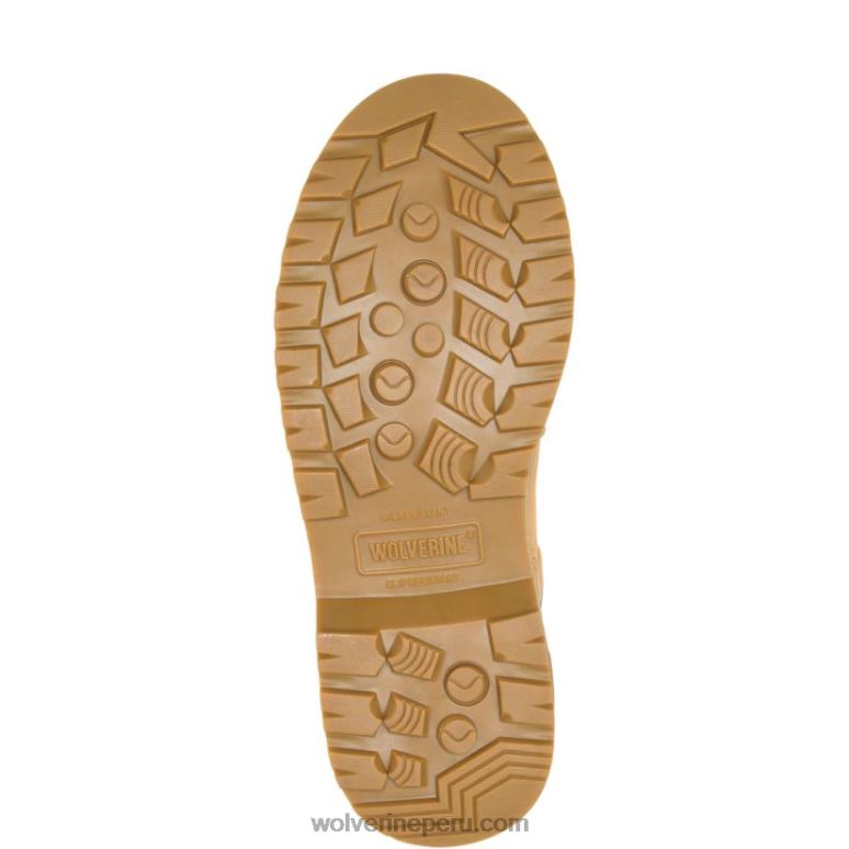 hombres L24N55 Wolverine trigo Bota de trabajo con punta de acero de 6