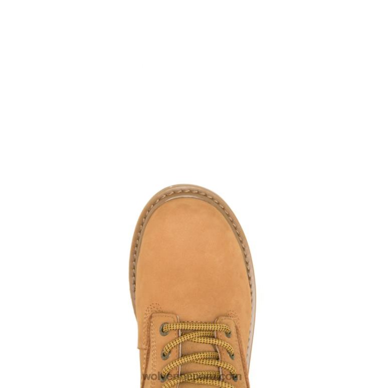 hombres L24N55 Wolverine trigo Bota de trabajo con punta de acero de 6