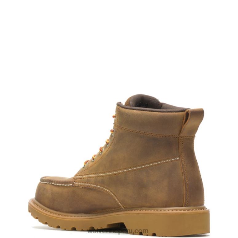 hombres L24N59 Wolverine broncearse Bota de trabajo Floorhand con punta de moc de 6