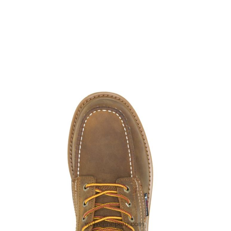 hombres L24N59 Wolverine broncearse Bota de trabajo Floorhand con punta de moc de 6