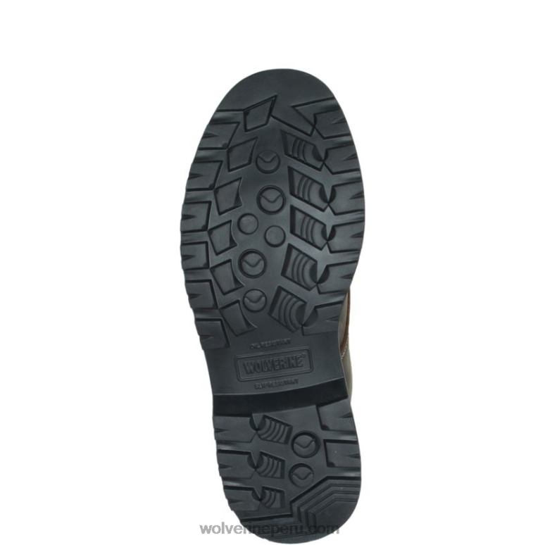 hombres L24N60 Wolverine marron oscuro Bota de trabajo Floorhand con punta de moc de 6