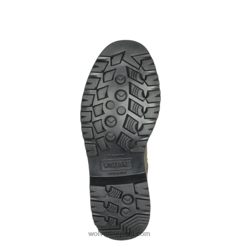 hombres L24N73 Wolverine marron oscuro Bota de trabajo Floorhand Met-Guard de 6
