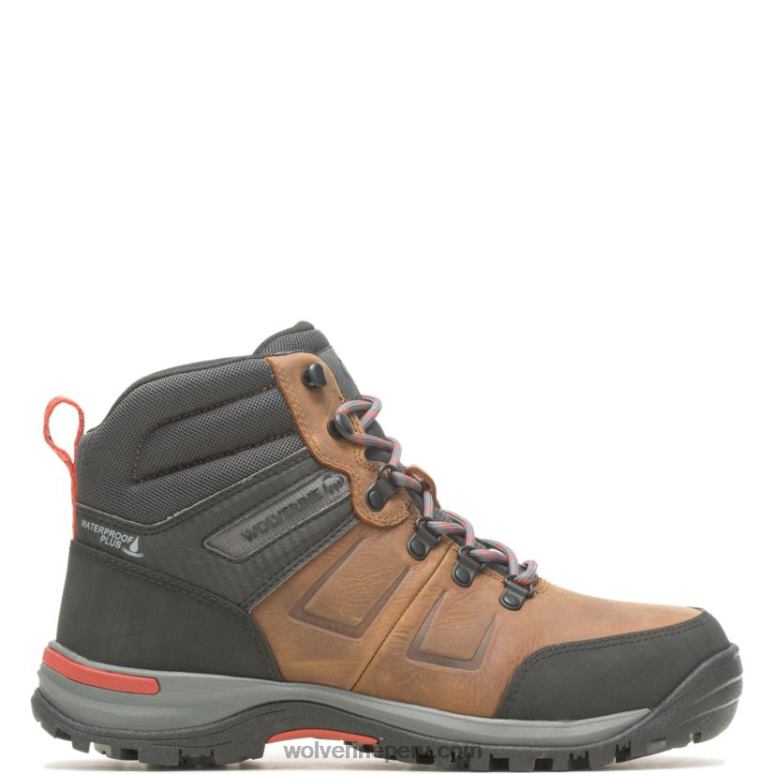 hombres L24N86 Wolverine centavo bota de trabajo chisel de 6" con punta de acero