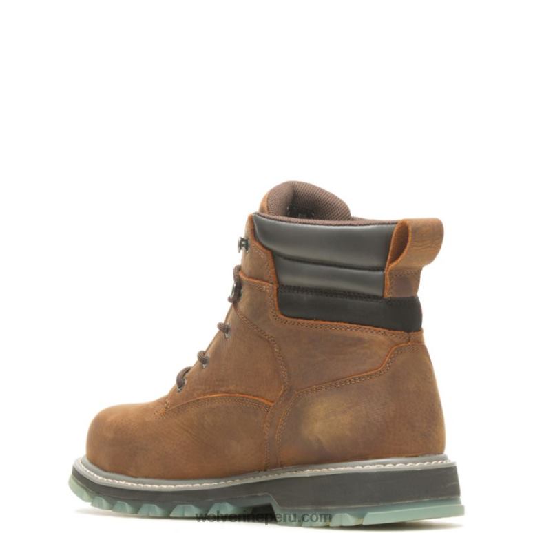 hombres L24N95 Wolverine sudán marrón Bota de trabajo Floorhand Lx de 6