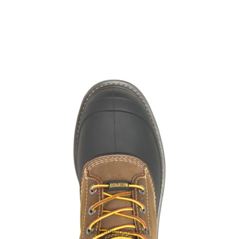 hombres L24N97 Wolverine marron oscuro Bota de trabajo Floorhand Swamp de 6