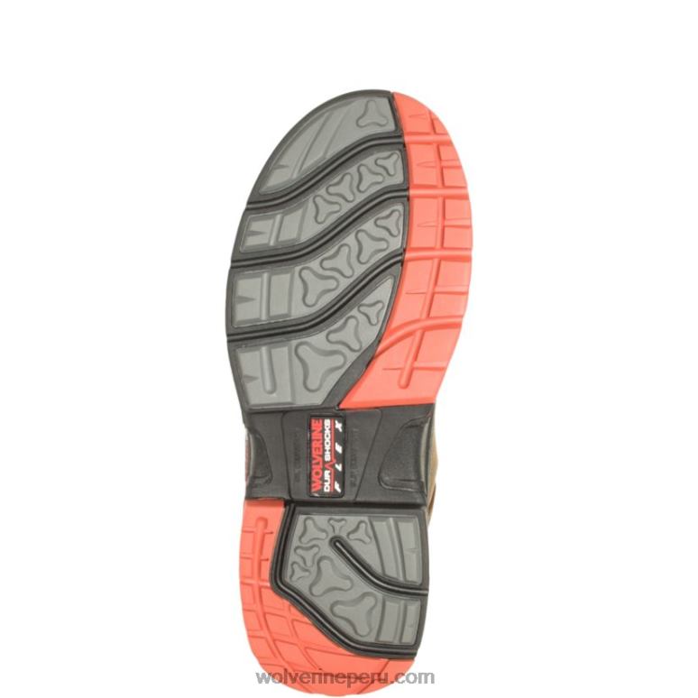 hombres L24N121 Wolverine marron oscuro bota de trabajo raider durashocks shield 6