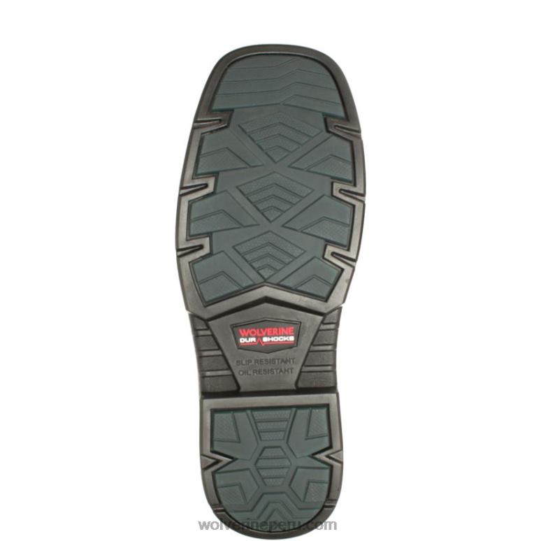 hombres L24N125 Wolverine maní/rojo botas de trabajo rancher durashocks carbonmax wellington
