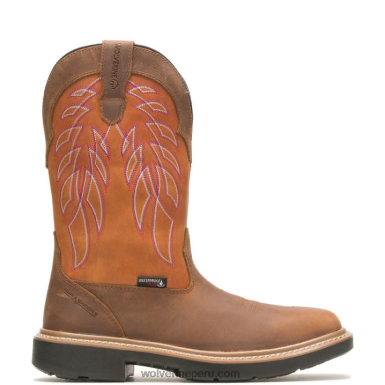 hombres L24N126 Wolverine Amarillo naranja botas de trabajo rancher durashocks carbonmax wellington