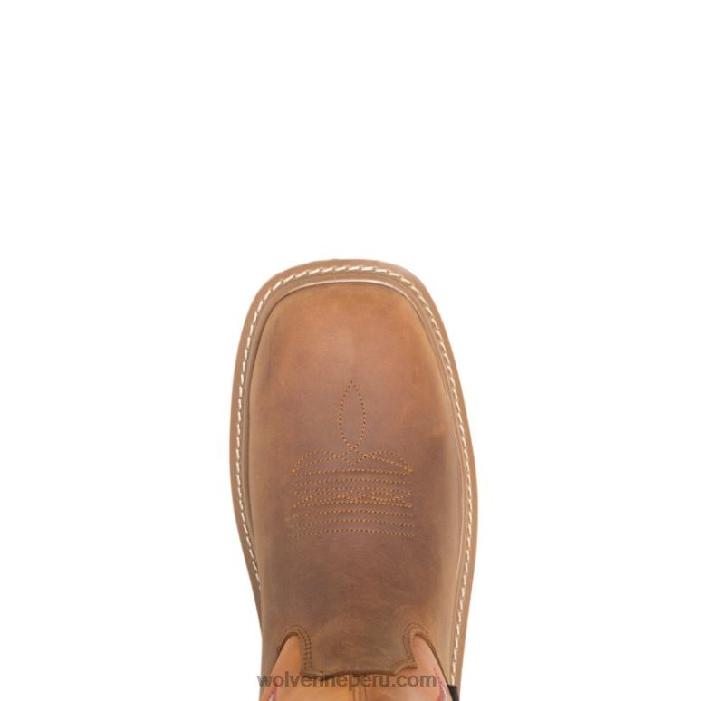 hombres L24N126 Wolverine Amarillo naranja botas de trabajo rancher durashocks carbonmax wellington