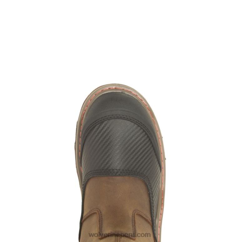 hombres L24N139 Wolverine marron oscuro bota de trabajo raider durashocks shield carbonmax wellington