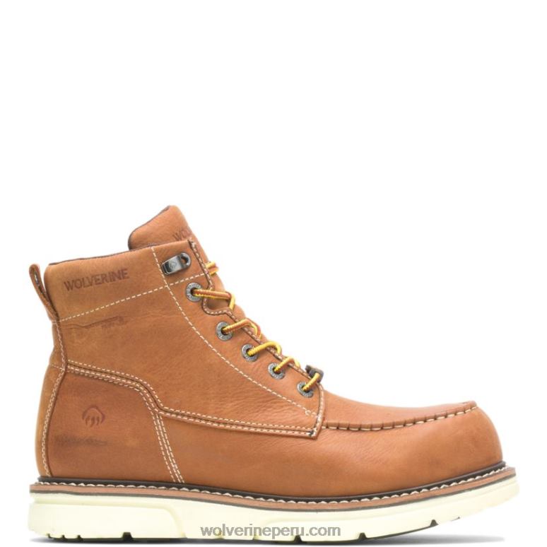 hombres L24N145 Wolverine broncearse bota de trabajo i-90 durashocks moc-toe carbonmax 6"