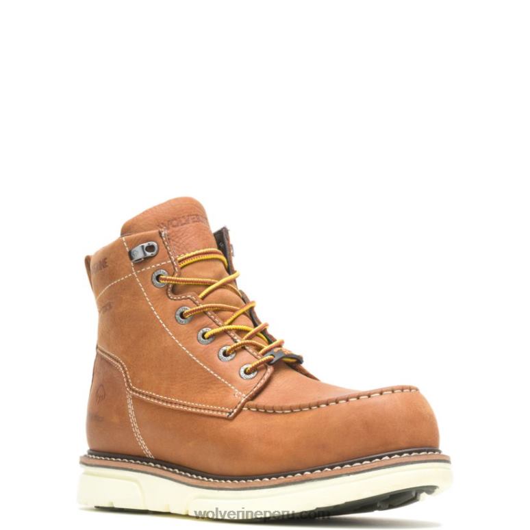 hombres L24N145 Wolverine broncearse bota de trabajo i-90 durashocks moc-toe carbonmax 6