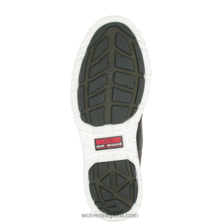 hombres L24N146 Wolverine blanco negro bota de trabajo i-90 durashocks moc-toe carbonmax 6