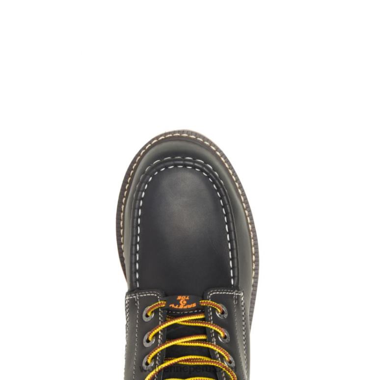 hombres L24N146 Wolverine blanco negro bota de trabajo i-90 durashocks moc-toe carbonmax 6