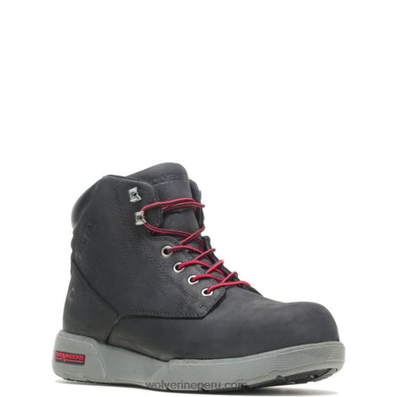 hombres L24N151 Wolverine negro bota kickstart durashocks 6
