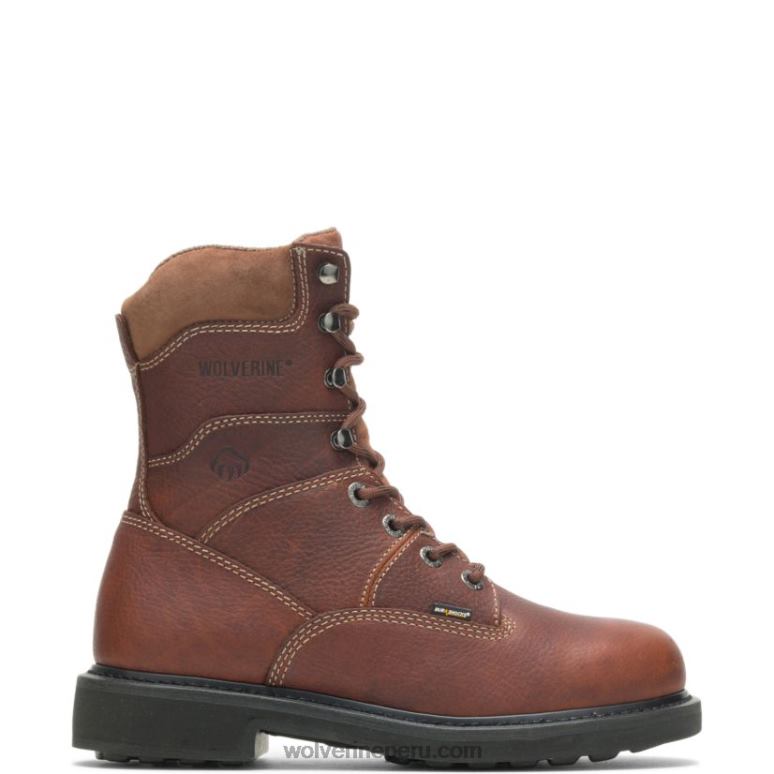 hombres L24N164 Wolverine marrón bota de trabajo tremor durashocks de 8"