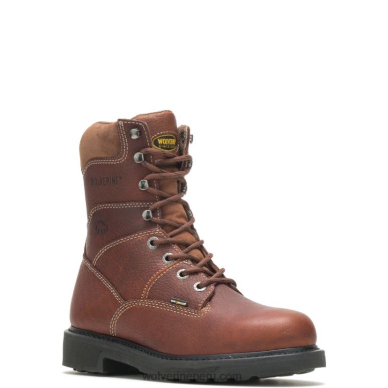 hombres L24N164 Wolverine marrón bota de trabajo tremor durashocks de 8
