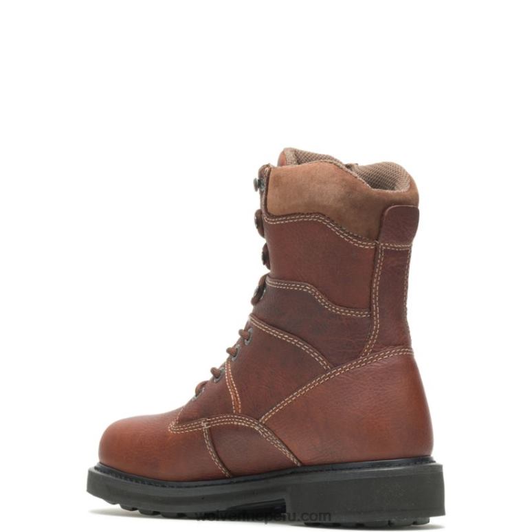 hombres L24N164 Wolverine marrón bota de trabajo tremor durashocks de 8