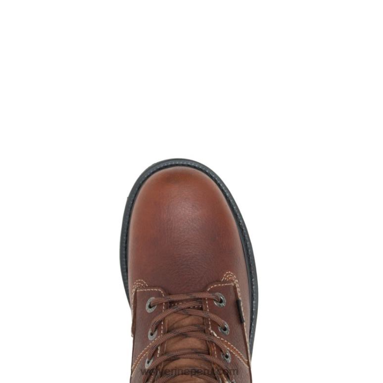 hombres L24N164 Wolverine marrón bota de trabajo tremor durashocks de 8
