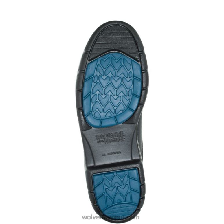 hombres L24N169 Wolverine negro bota de trabajo durashocks sr de fijación directa forrada de 6