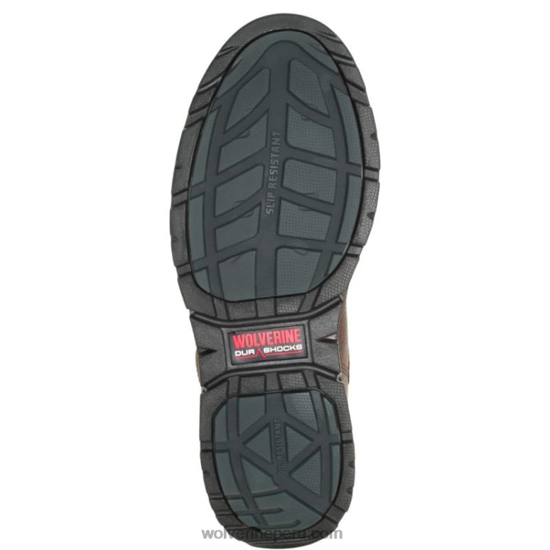 hombres L24N195 Wolverine marrón bota de trabajo i-90 durashocks moc-toe 6