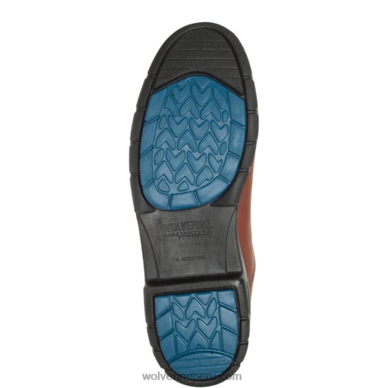 hombres L24N1 Wolverine marrón bota de trabajo durashocks sr con puntera de acero y fijación directa de 6