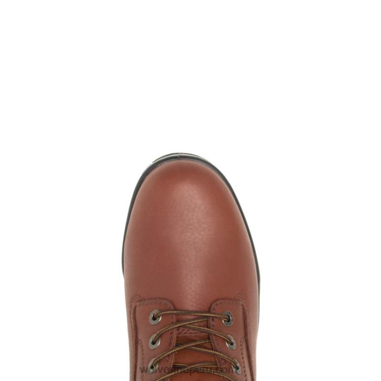hombres L24N1 Wolverine marrón bota de trabajo durashocks sr con puntera de acero y fijación directa de 6