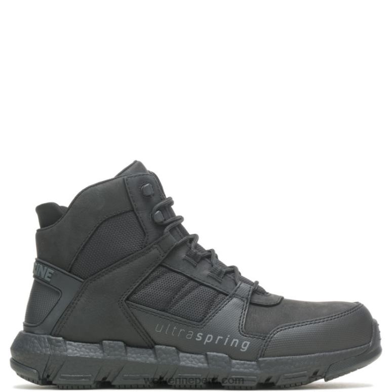 hombres L24N20 Wolverine negro bota de trabajo rev ultraspring durashocks vent carbonmax