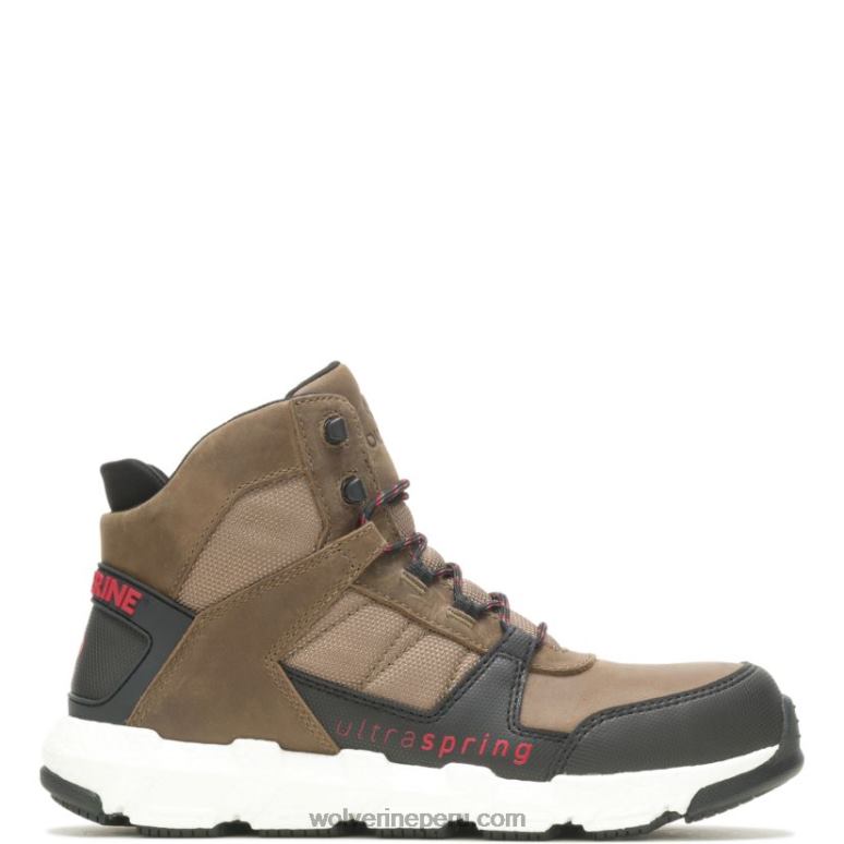 hombres L24N21 Wolverine grava bota de trabajo rev ultraspring durashocks vent carbonmax